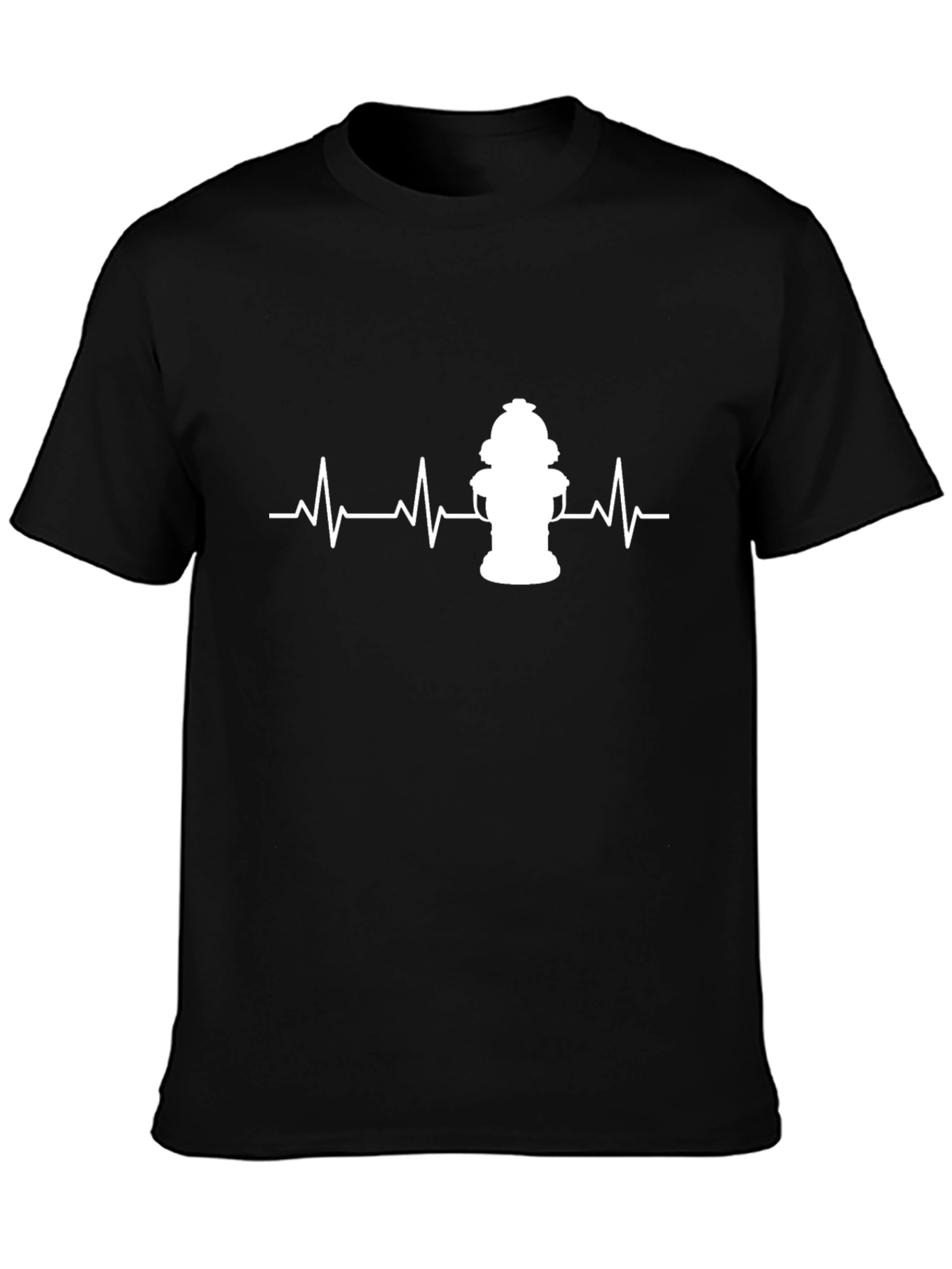 Firefighter Heartbeat Hydrant T-Shirt