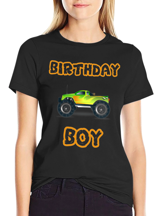 Birthday Boy Monster Truck T-Shirt