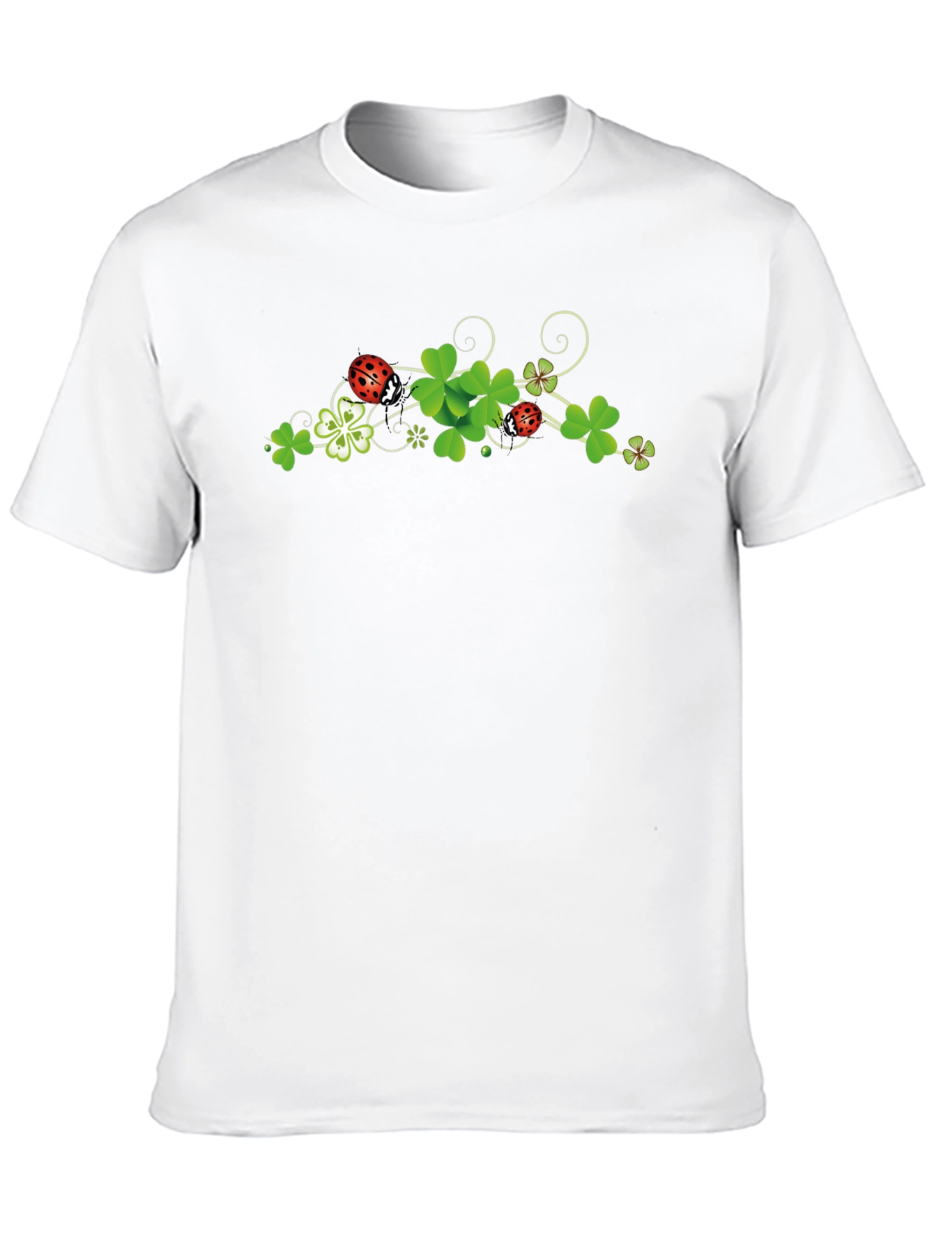 Lucky Ladybug Shamrock T-Shirt - Black