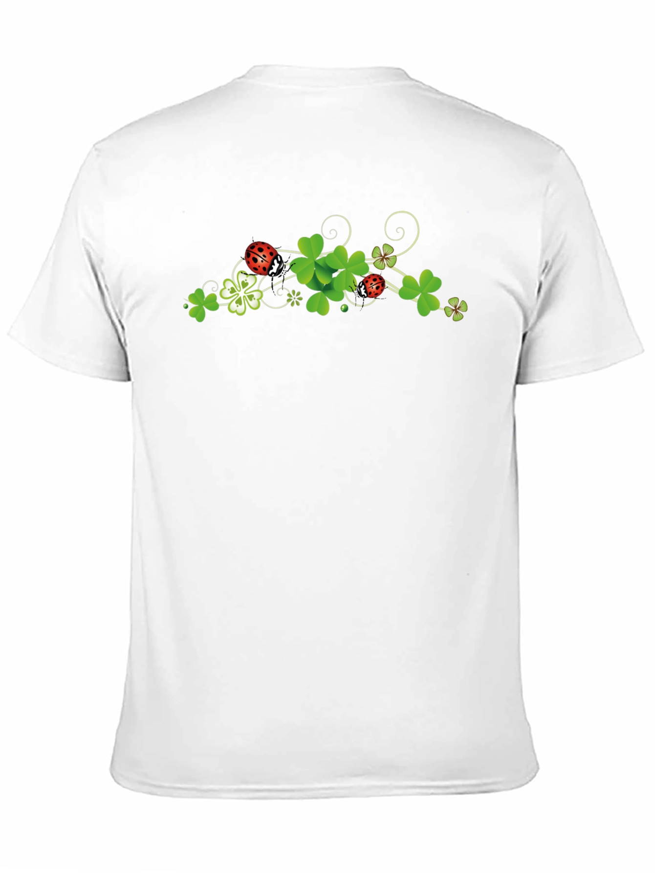 Lucky Ladybug Shamrock T-Shirt - Black