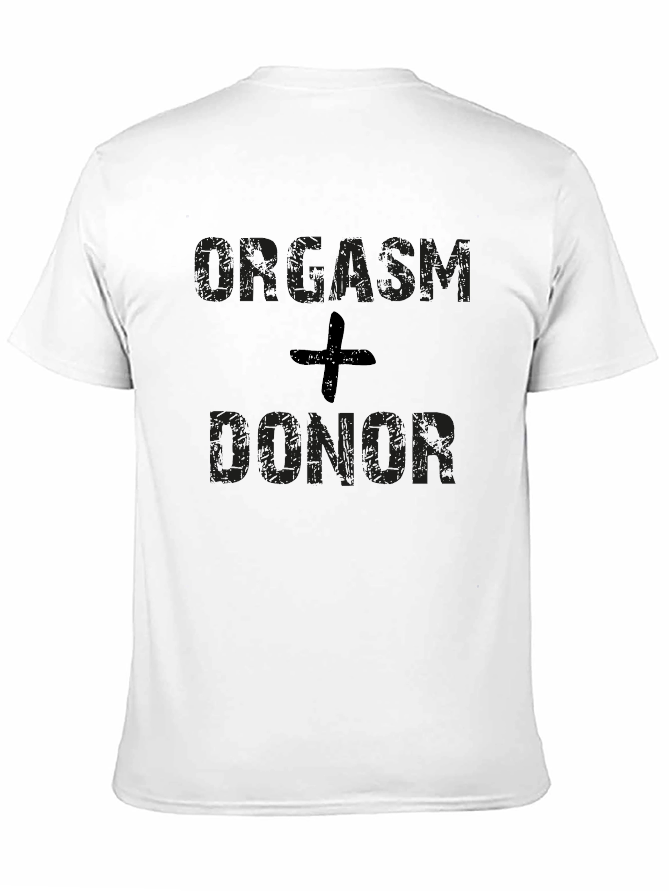 Orgasm Donor Black Graphic T-Shirt