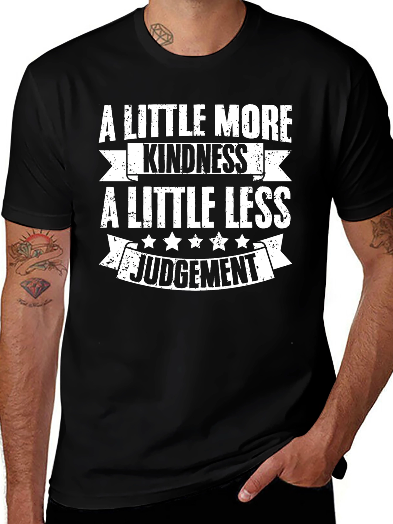 Kindness T-Shirt: More Kindness Less Judgement