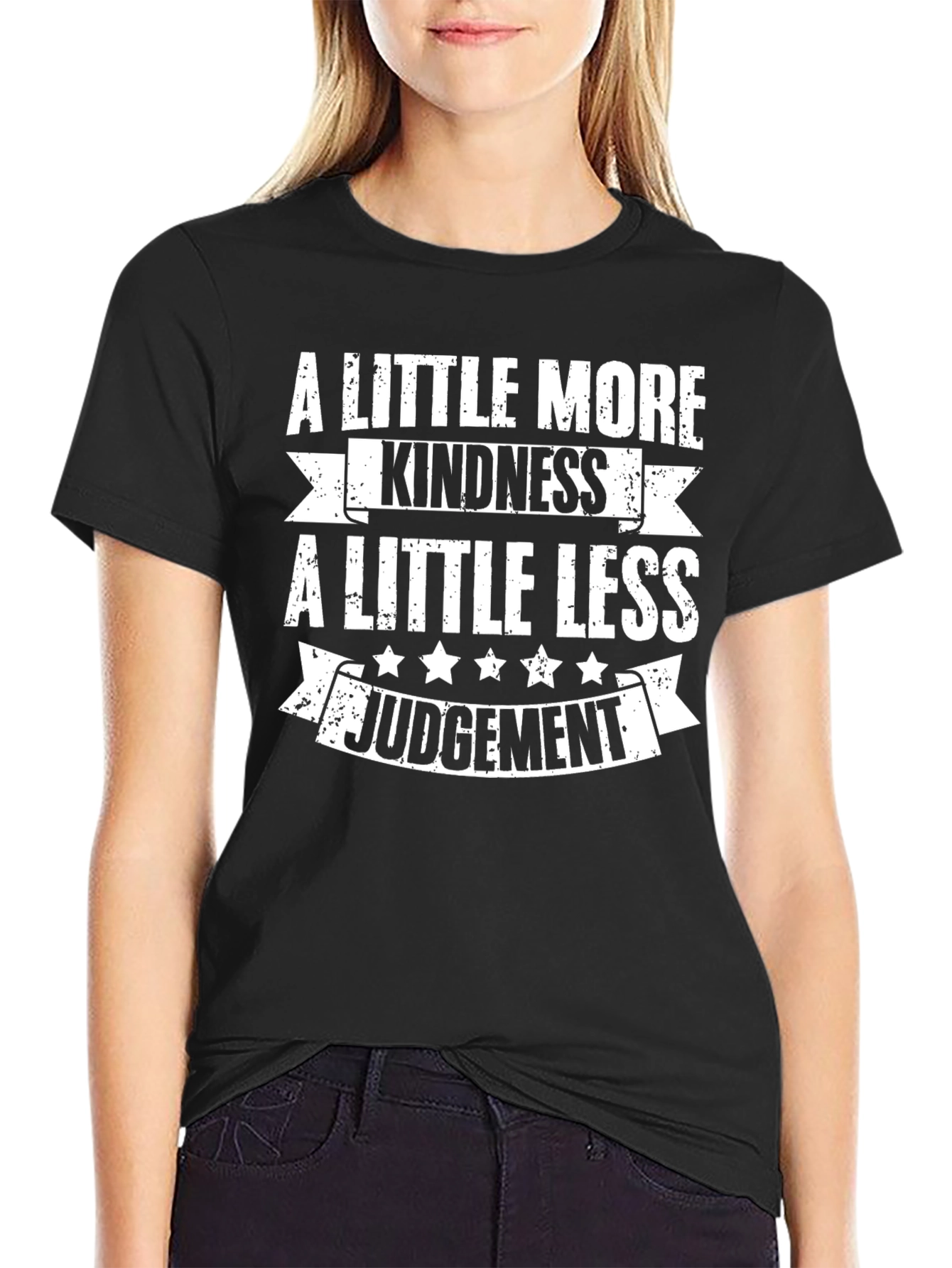 Kindness T-Shirt: More Kindness Less Judgement