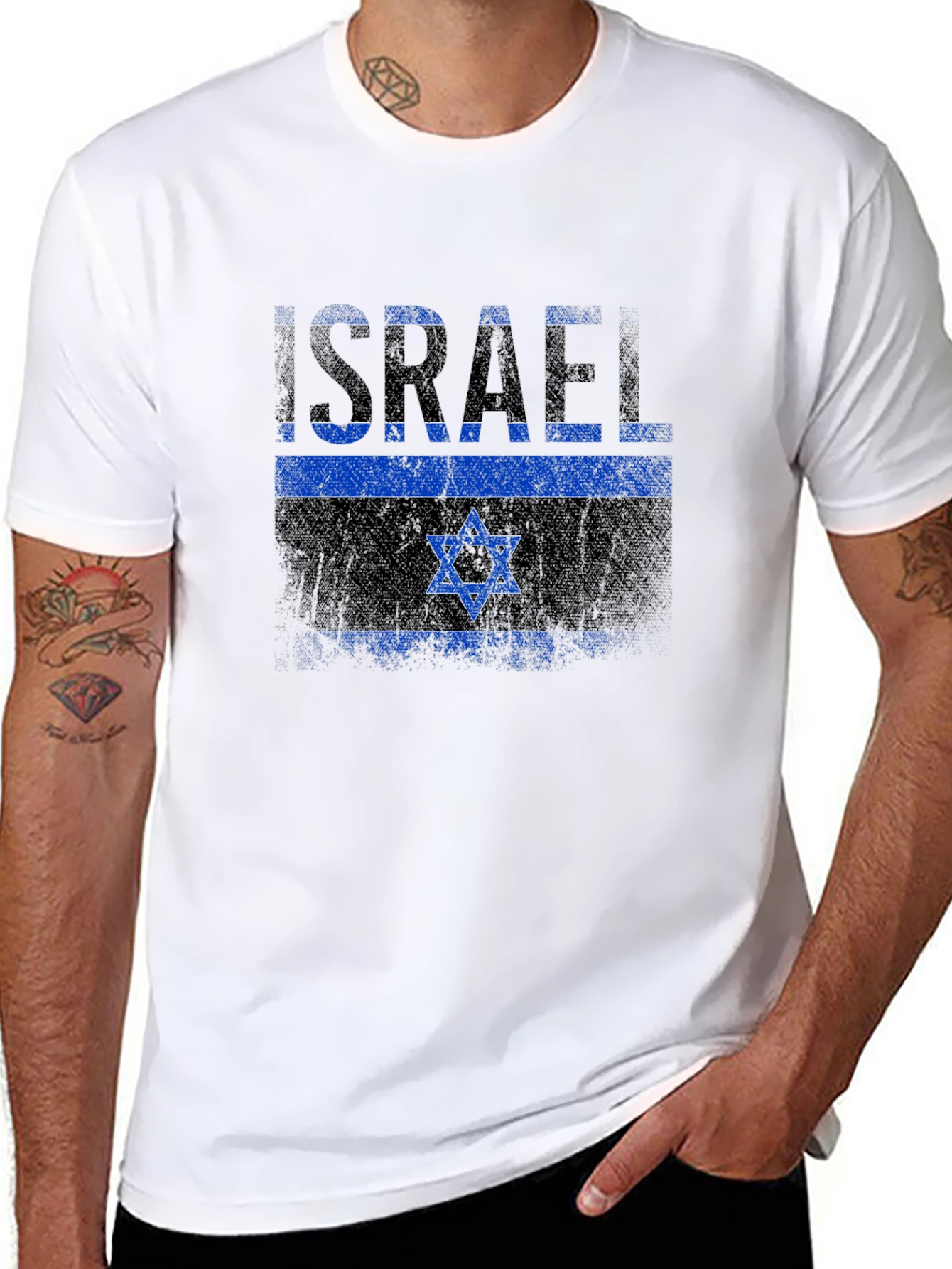 Israel Flag T-Shirt - Patriotic Graphic Tee