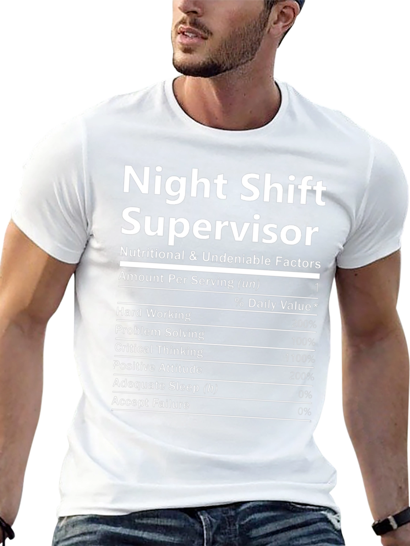 Night Shift Supervisor Novelty T-Shirt