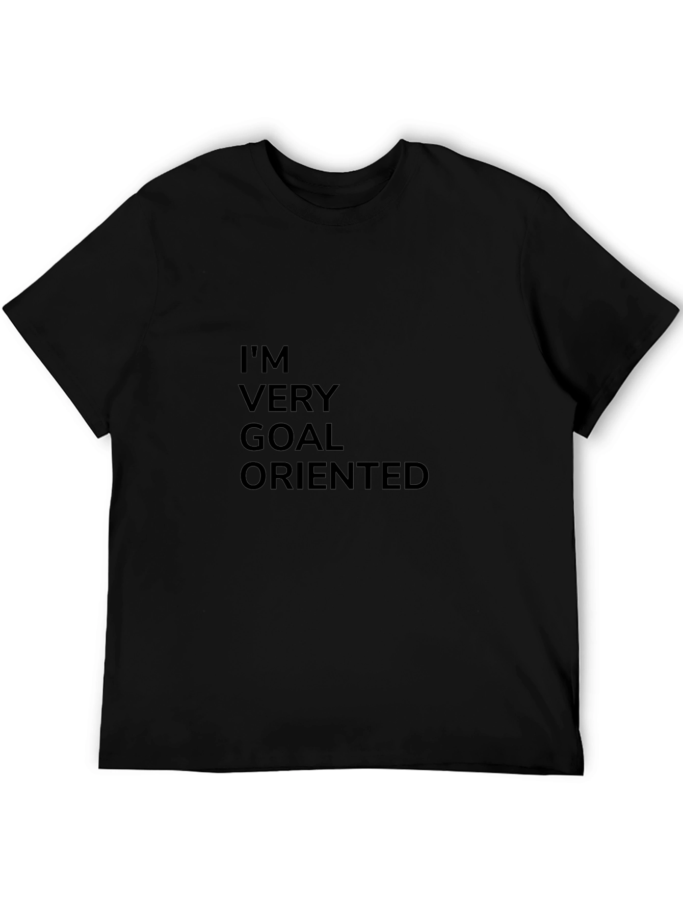 Goal Oriented Black T-Shirt