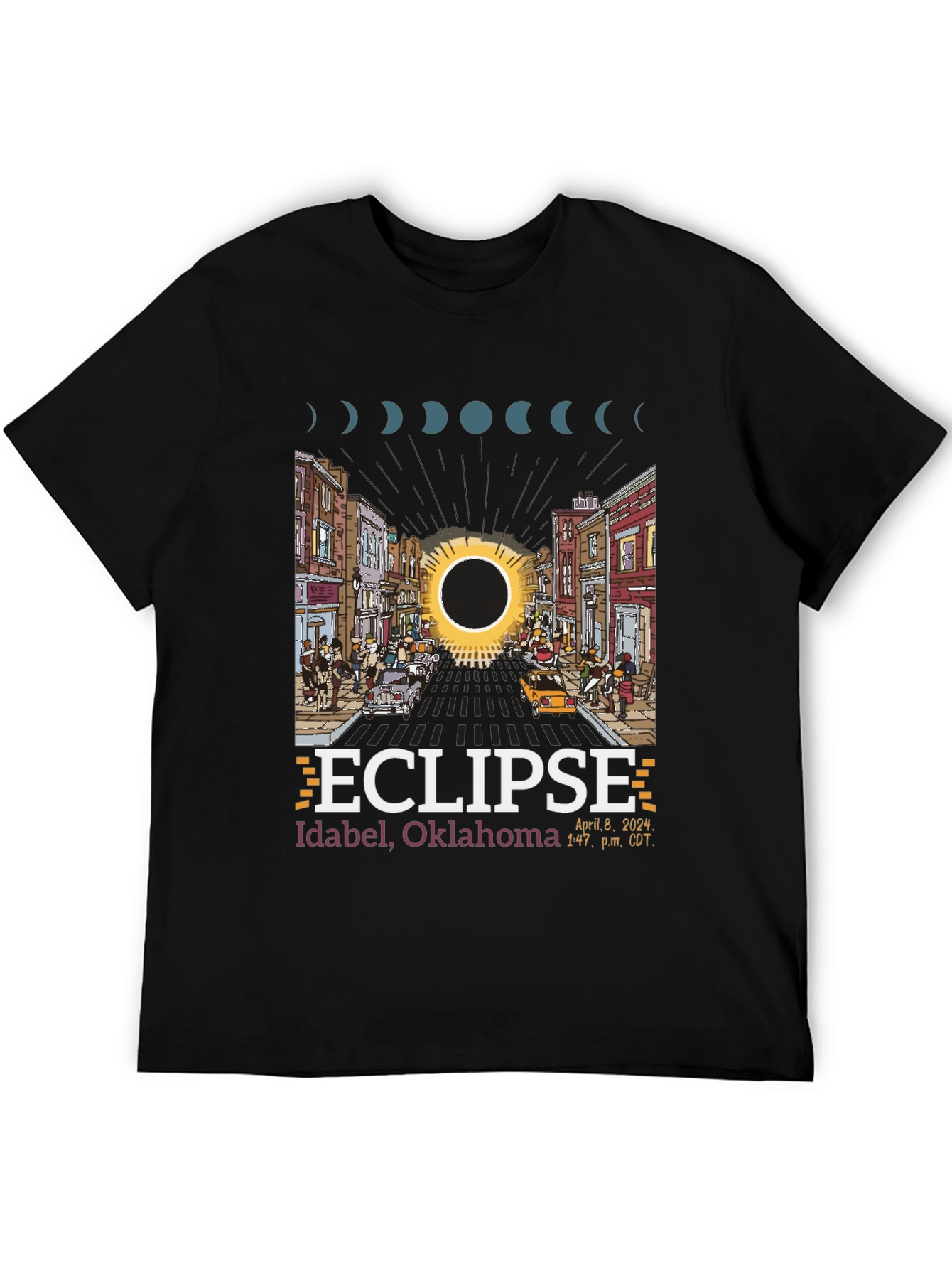 Idabel Oklahoma Eclipse 2024 T-Shirt
