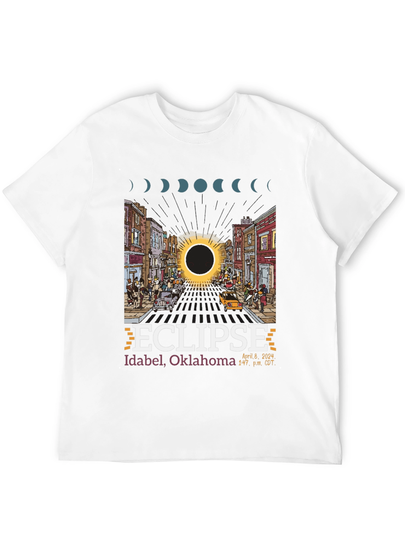 Idabel Oklahoma Eclipse 2024 T-Shirt