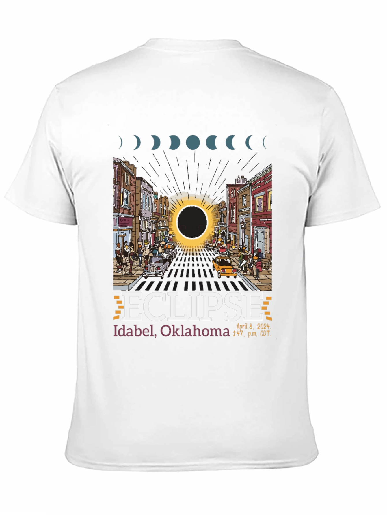 Idabel Oklahoma Eclipse 2024 T-Shirt