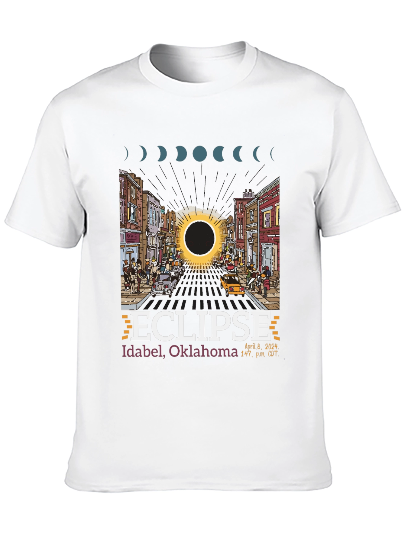 Idabel Oklahoma Eclipse 2024 T-Shirt