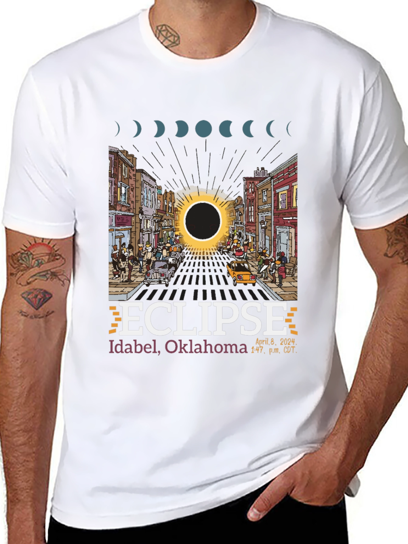 Idabel Oklahoma Eclipse 2024 T-Shirt