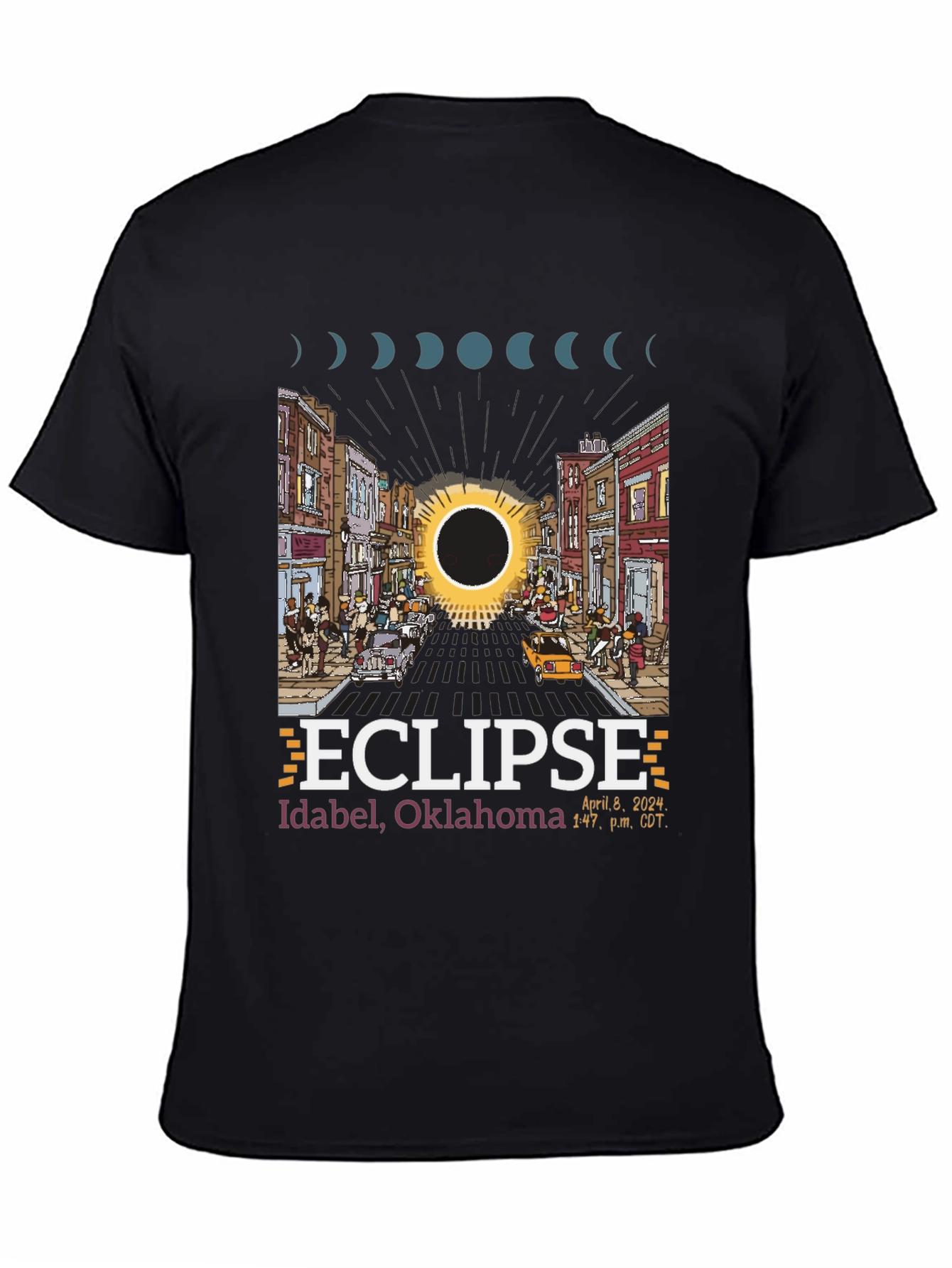Idabel Oklahoma Eclipse 2024 T-Shirt