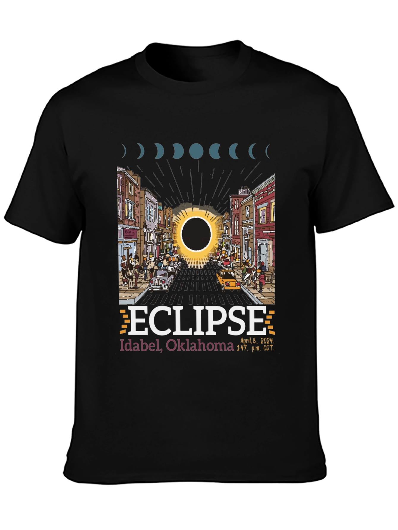 Idabel Oklahoma Eclipse 2024 T-Shirt