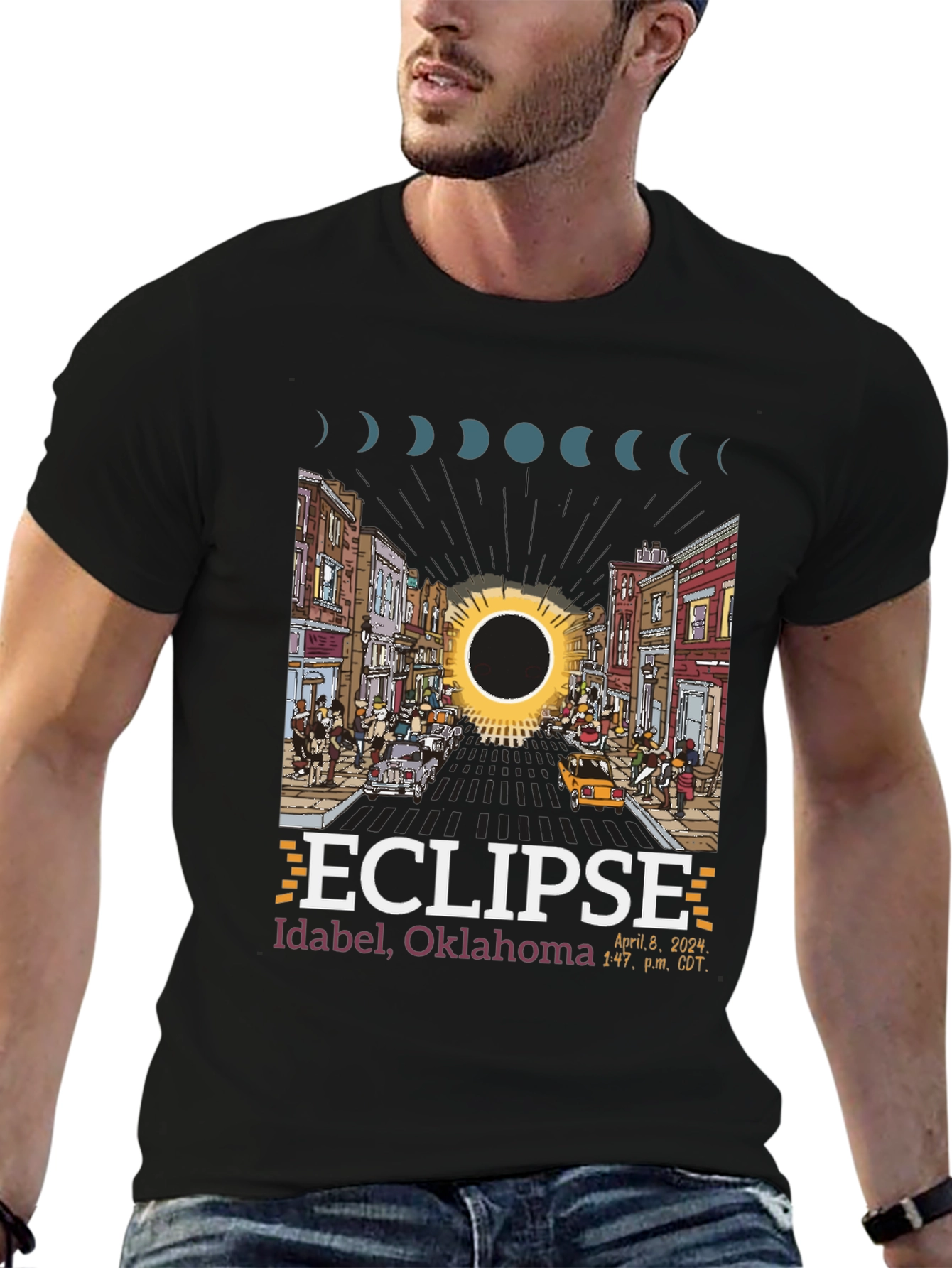Idabel Oklahoma Eclipse 2024 T-Shirt