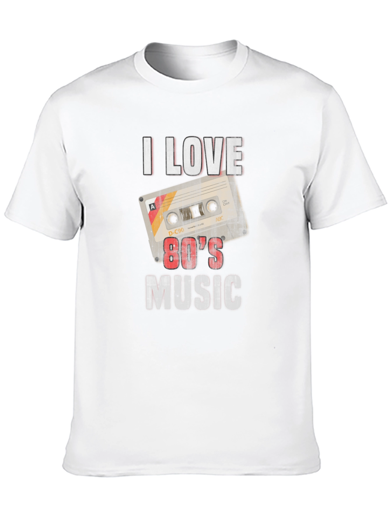 I Love 80s Music Graphic T-Shirt