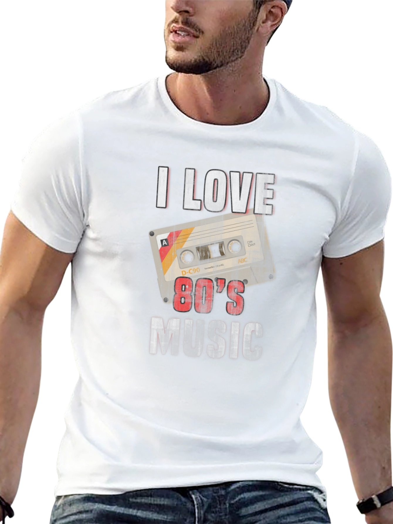 I Love 80s Music Graphic T-Shirt