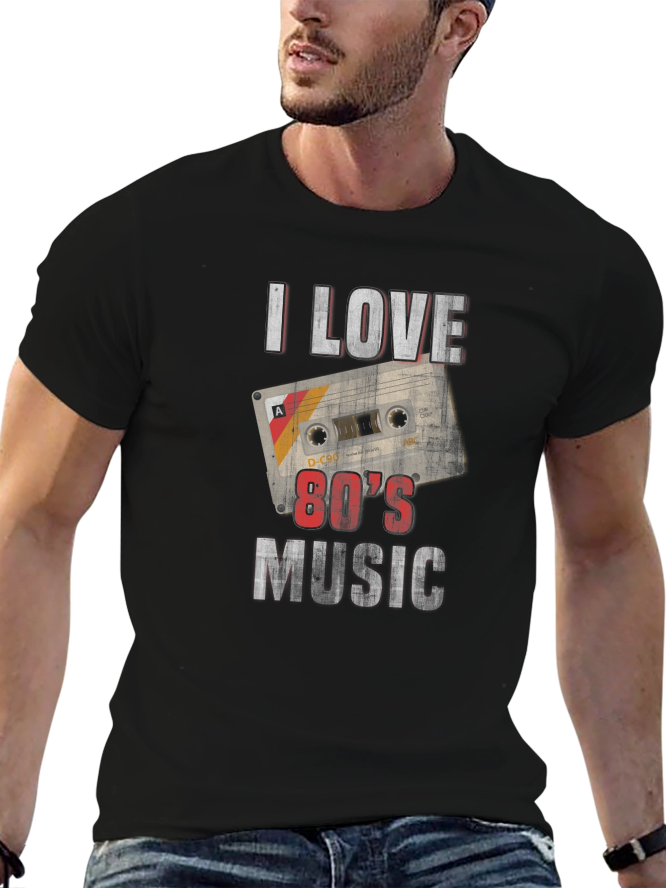 I Love 80s Music Graphic T-Shirt