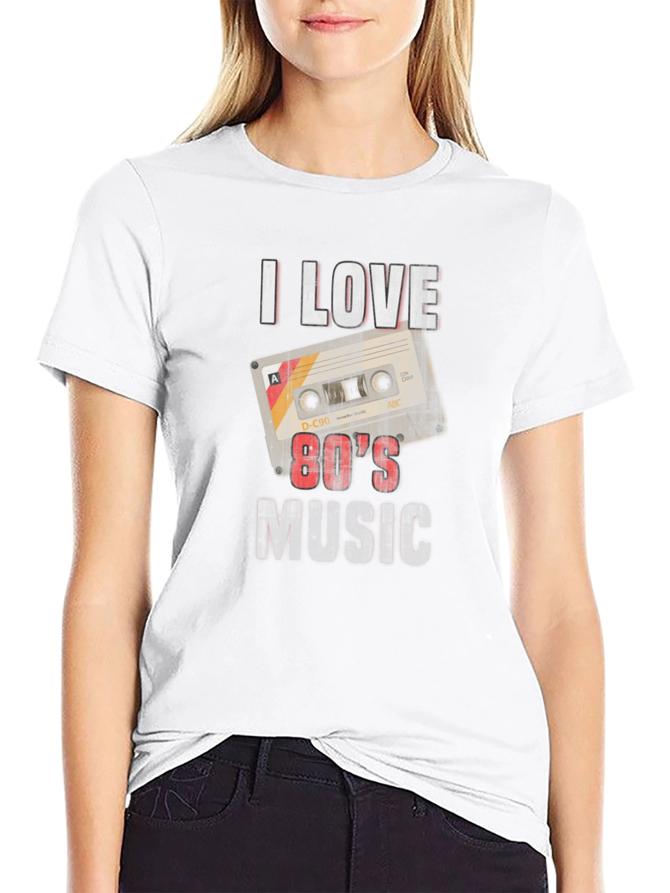 I Love 80s Music Graphic T-Shirt