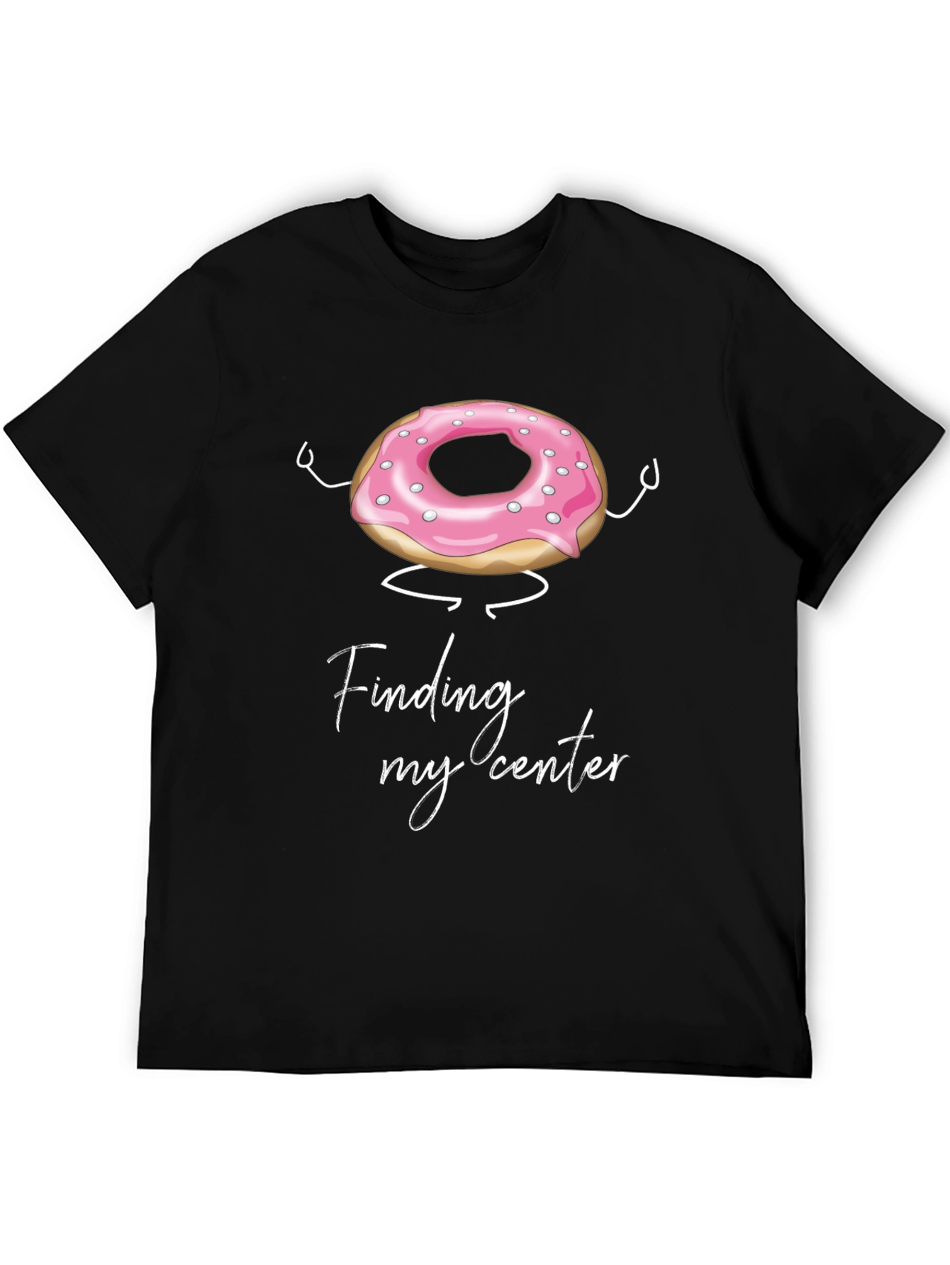 Donut Finding My Center Funny T-Shirt
