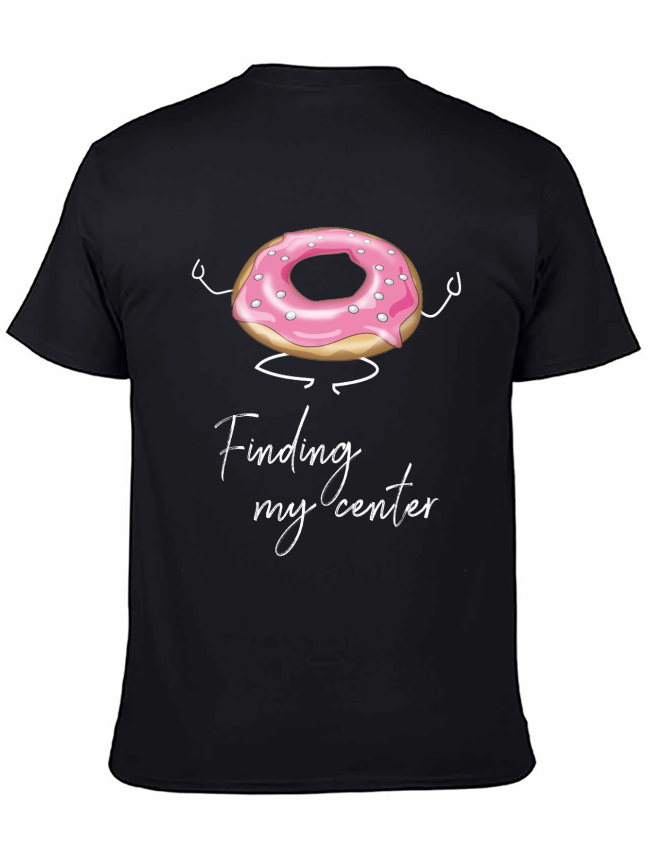 Donut Finding My Center Funny T-Shirt
