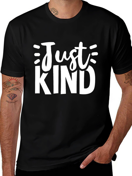 Just Kind Graphic Tee - Unisex Black T-Shirt