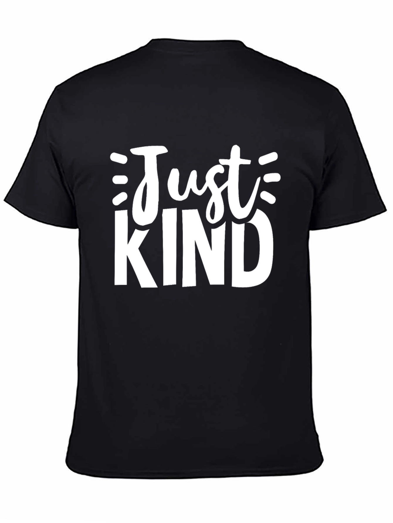 Just Kind Graphic Tee - Unisex Black T-Shirt
