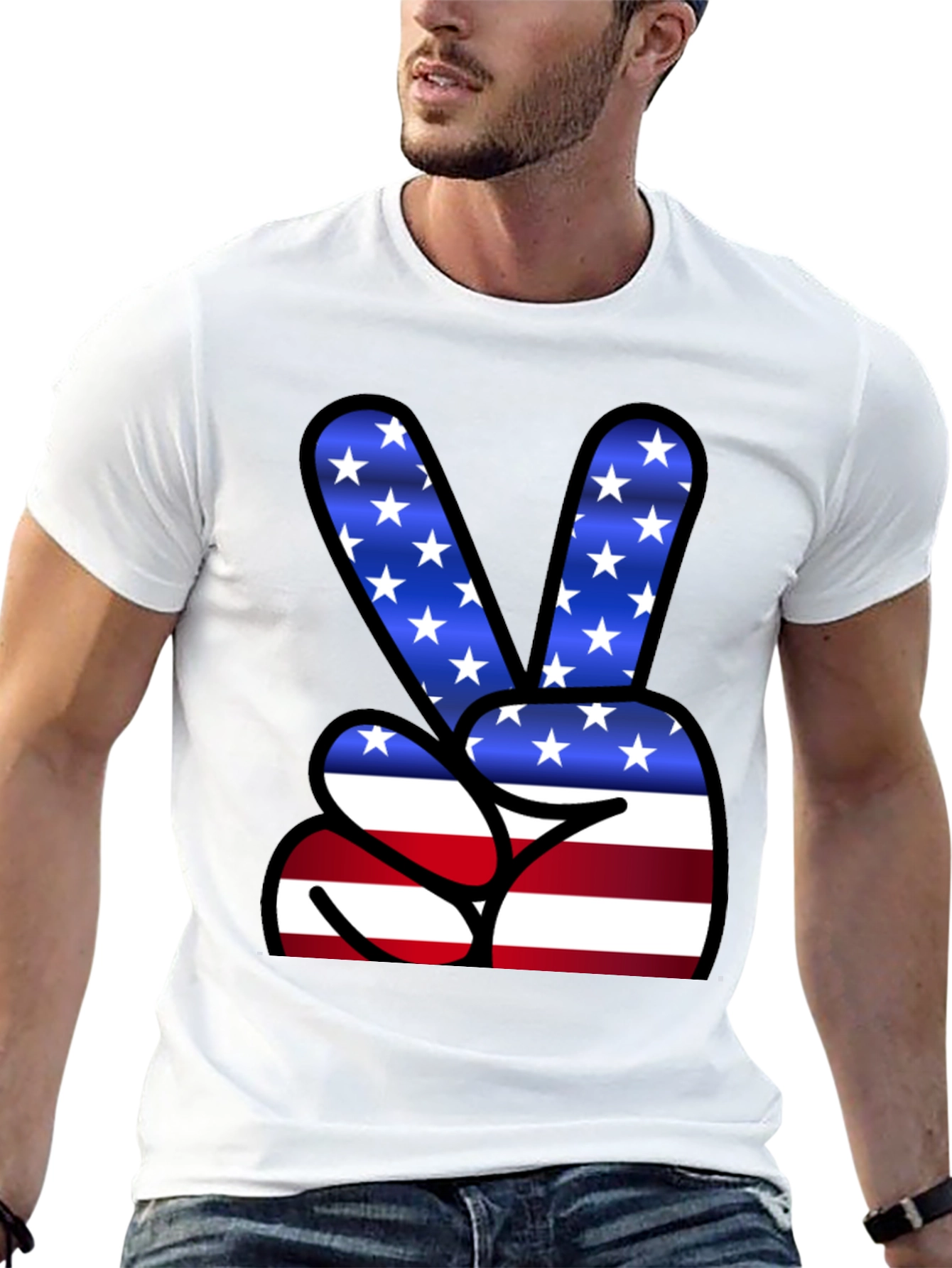 Patriotic Peace Sign T-Shirt