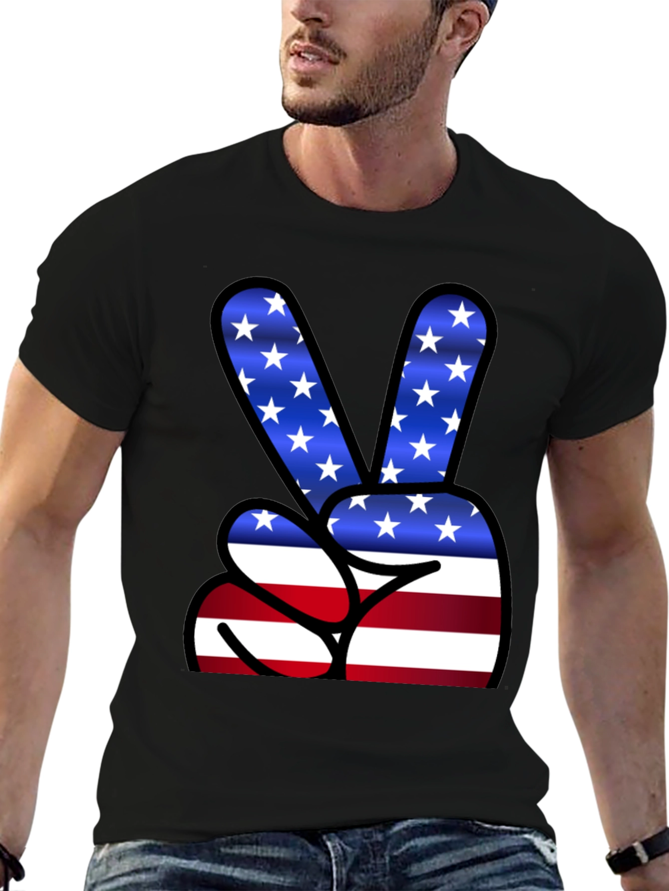 Patriotic Peace Sign T-Shirt