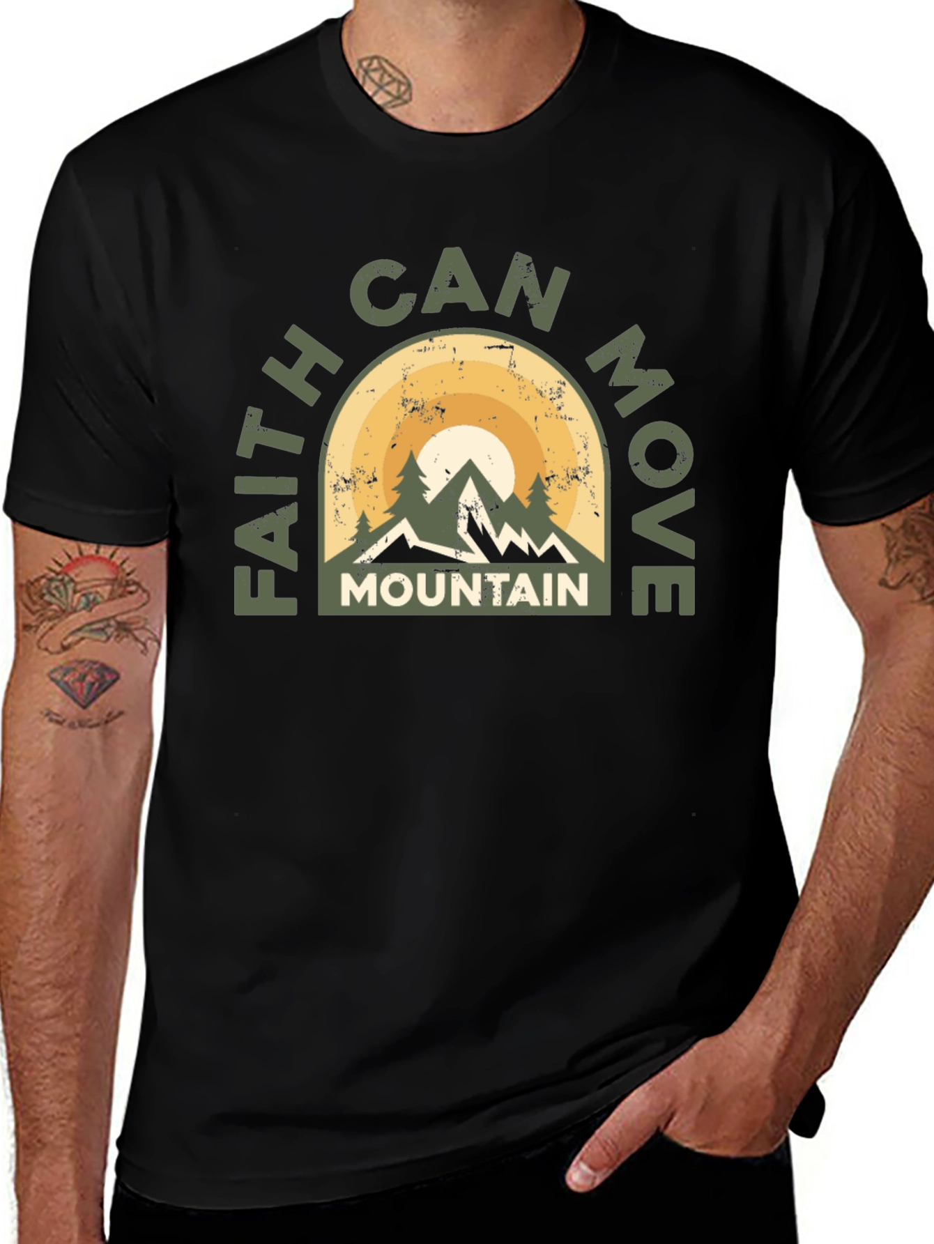 Faith Can Move Mountains Graphic Tee