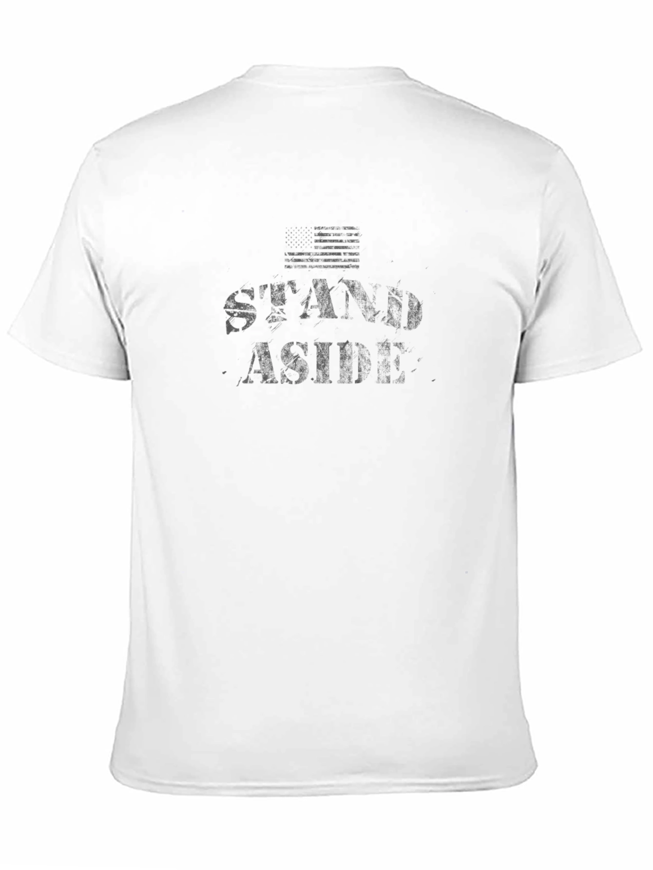 Stand Aside Graphic Tee - Black Cotton T-Shirt