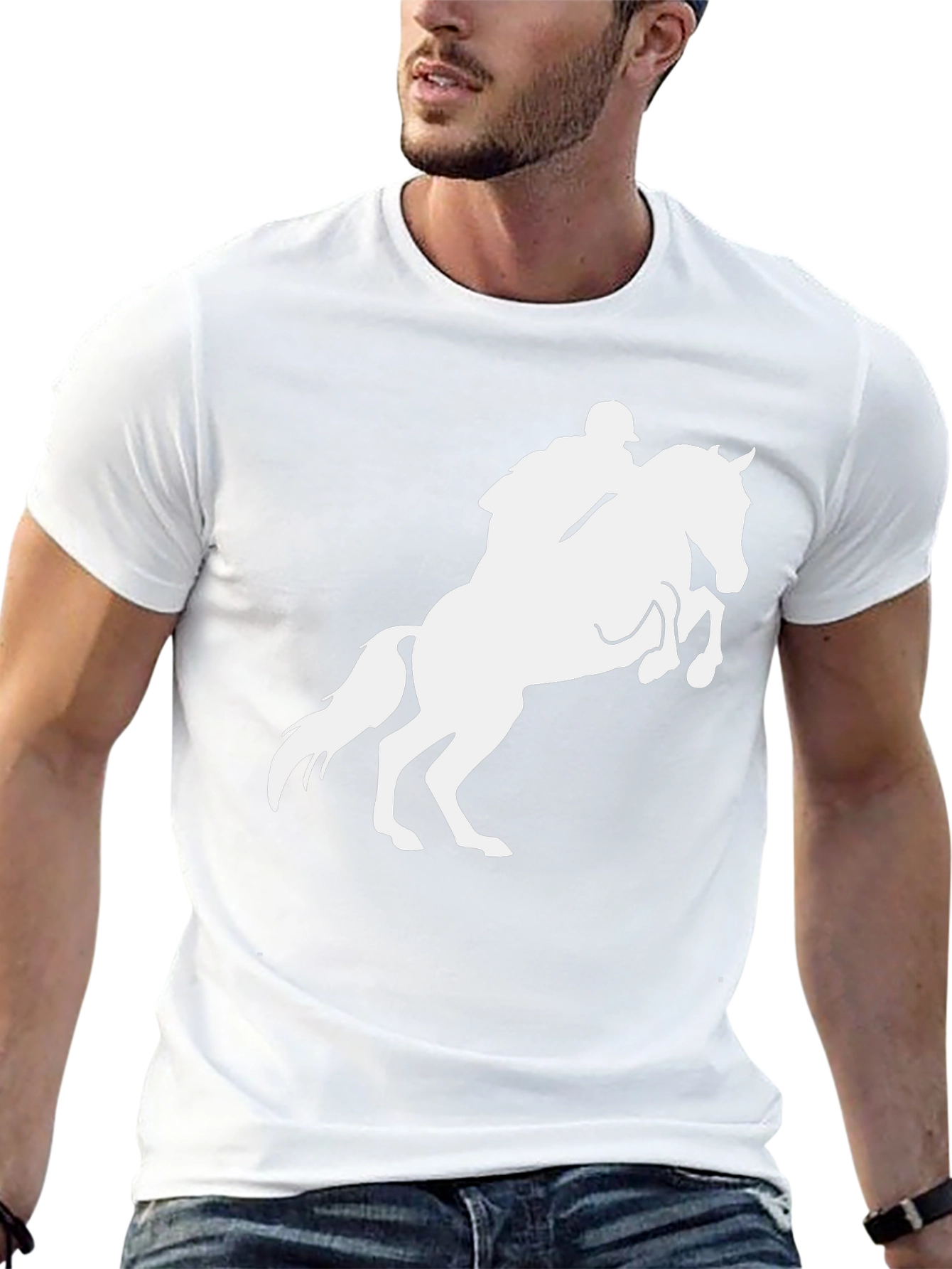 Equestrian Horse Rider Graphic Tee