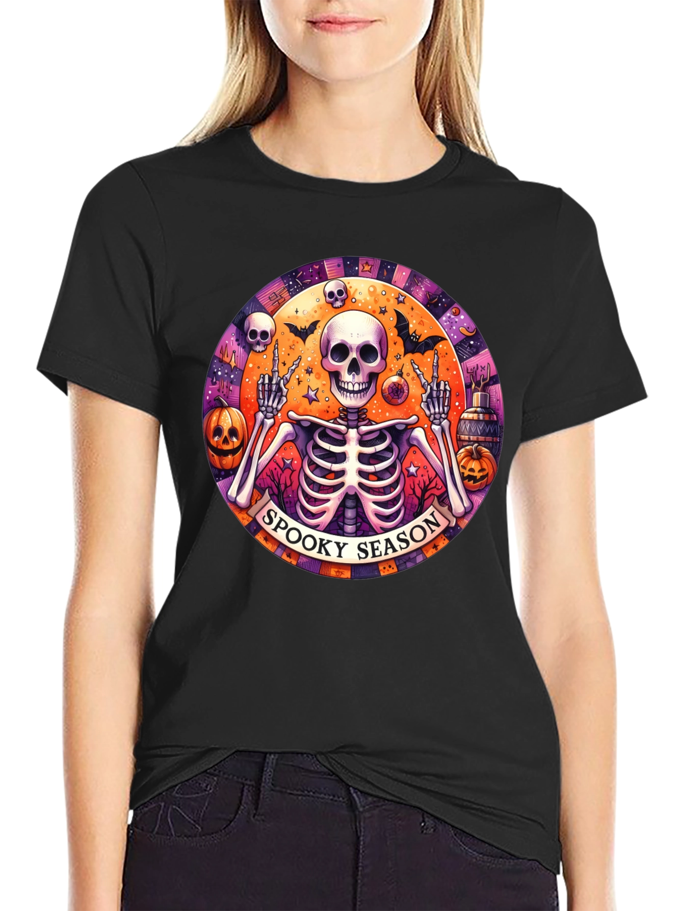 Spooky Season Skeleton T-Shirt