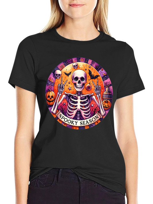 Spooky Season Skeleton T-Shirt