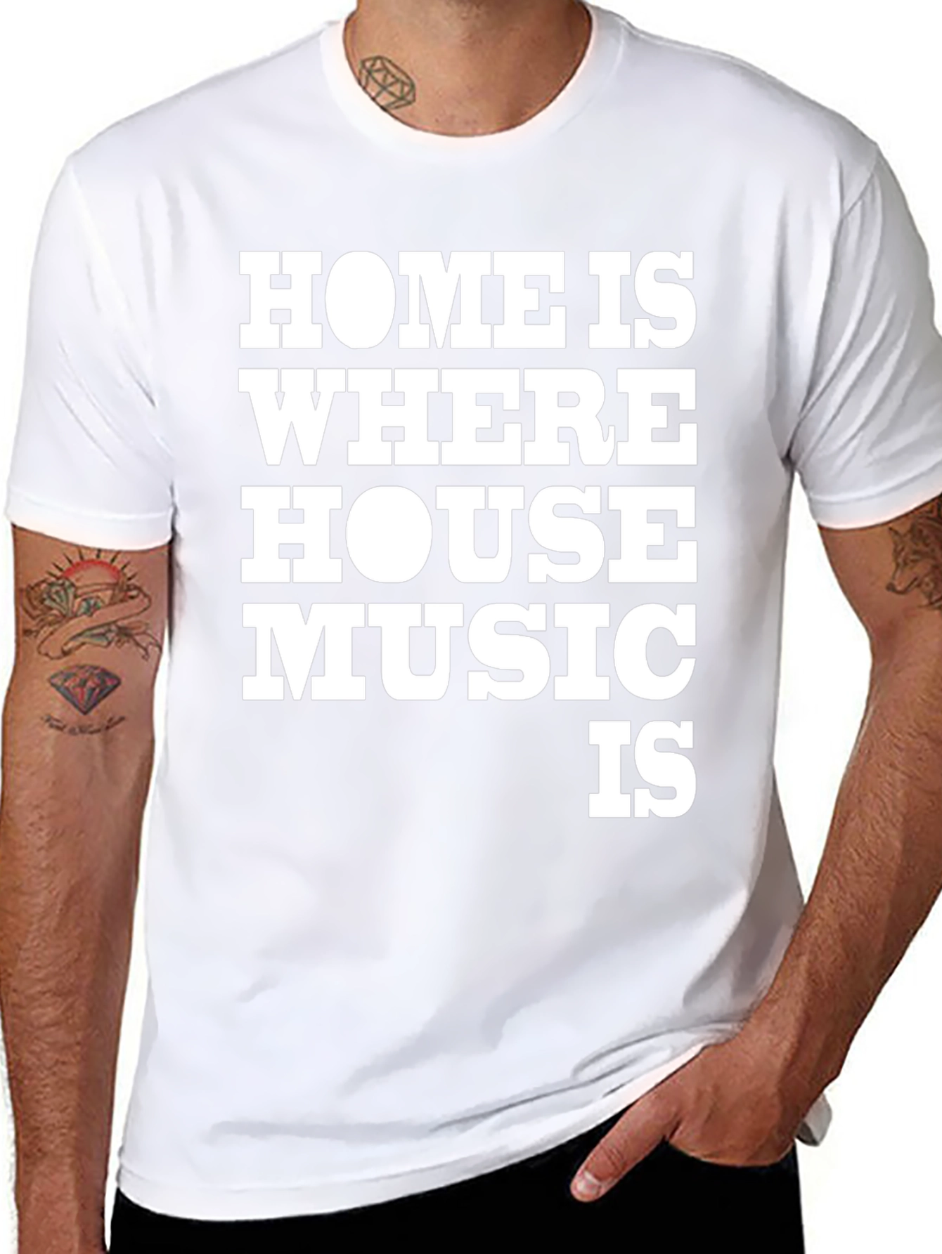 Home is Where House Music Is Graphic T-Shirt