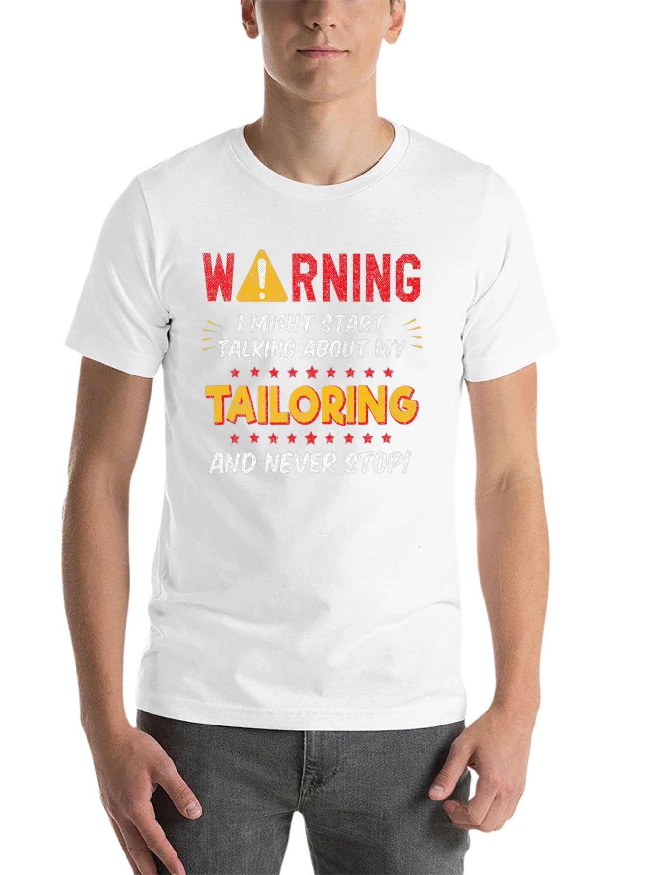 Warning Tailoring T-Shirt - Funny Tailor Gift