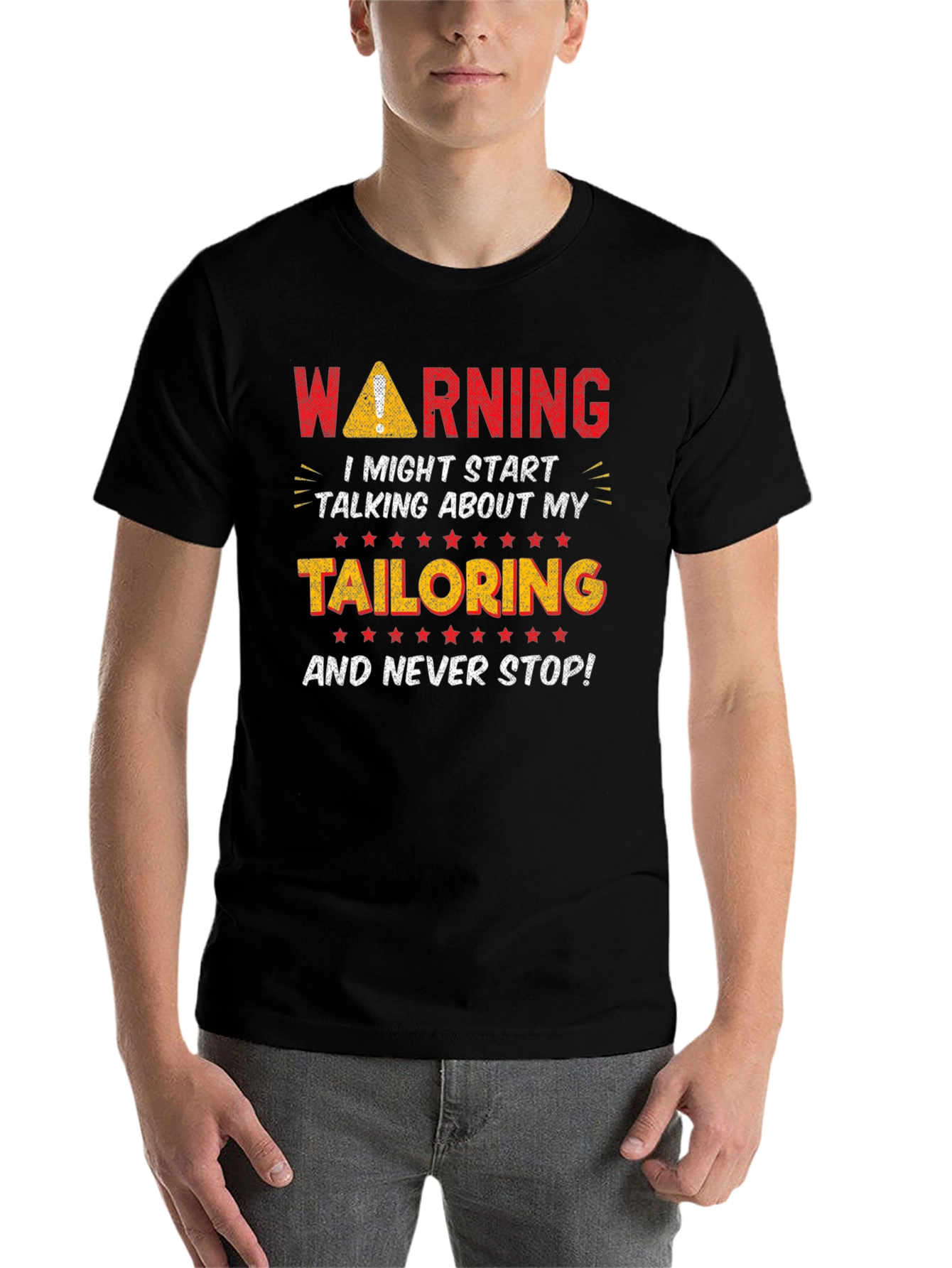Warning Tailoring T-Shirt - Funny Tailor Gift
