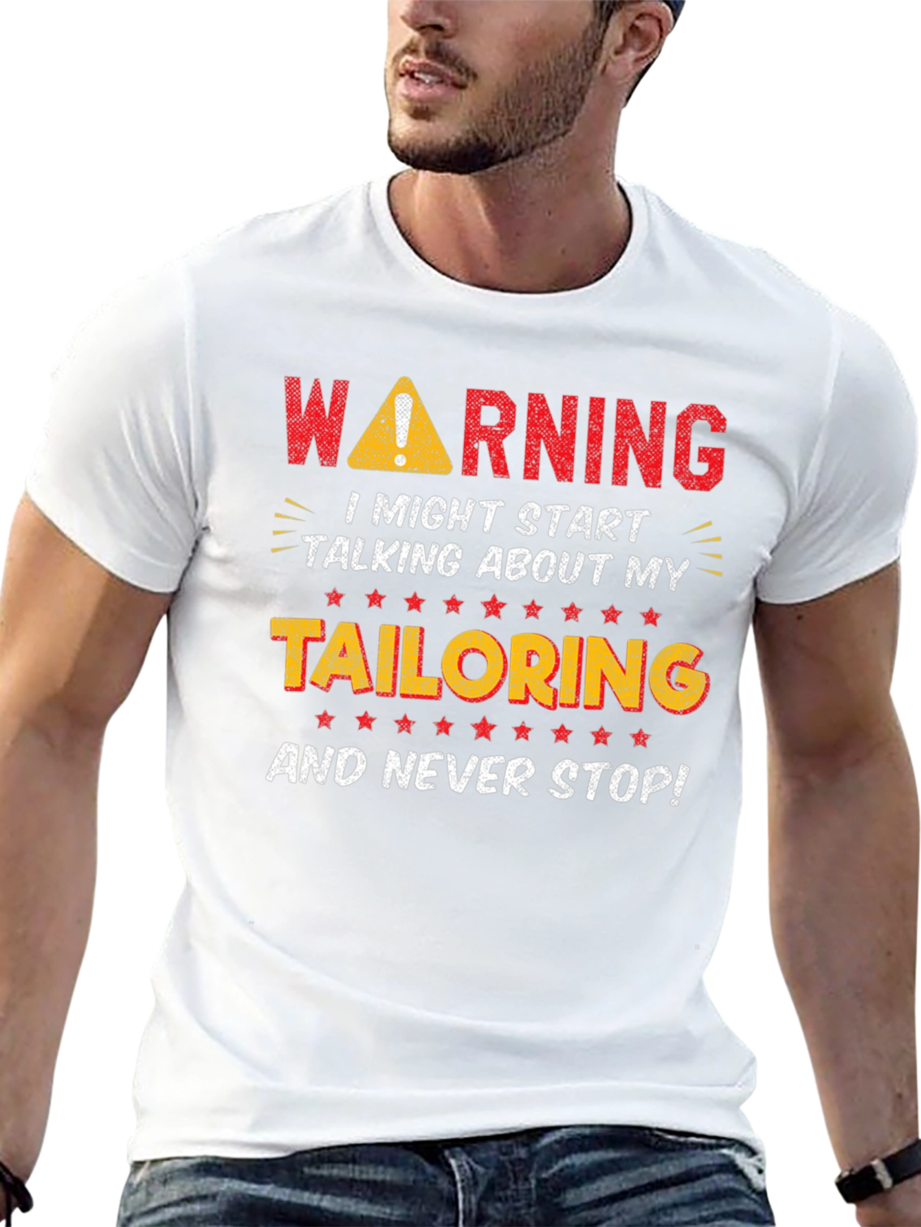 Warning Tailoring T-Shirt - Funny Tailor Gift
