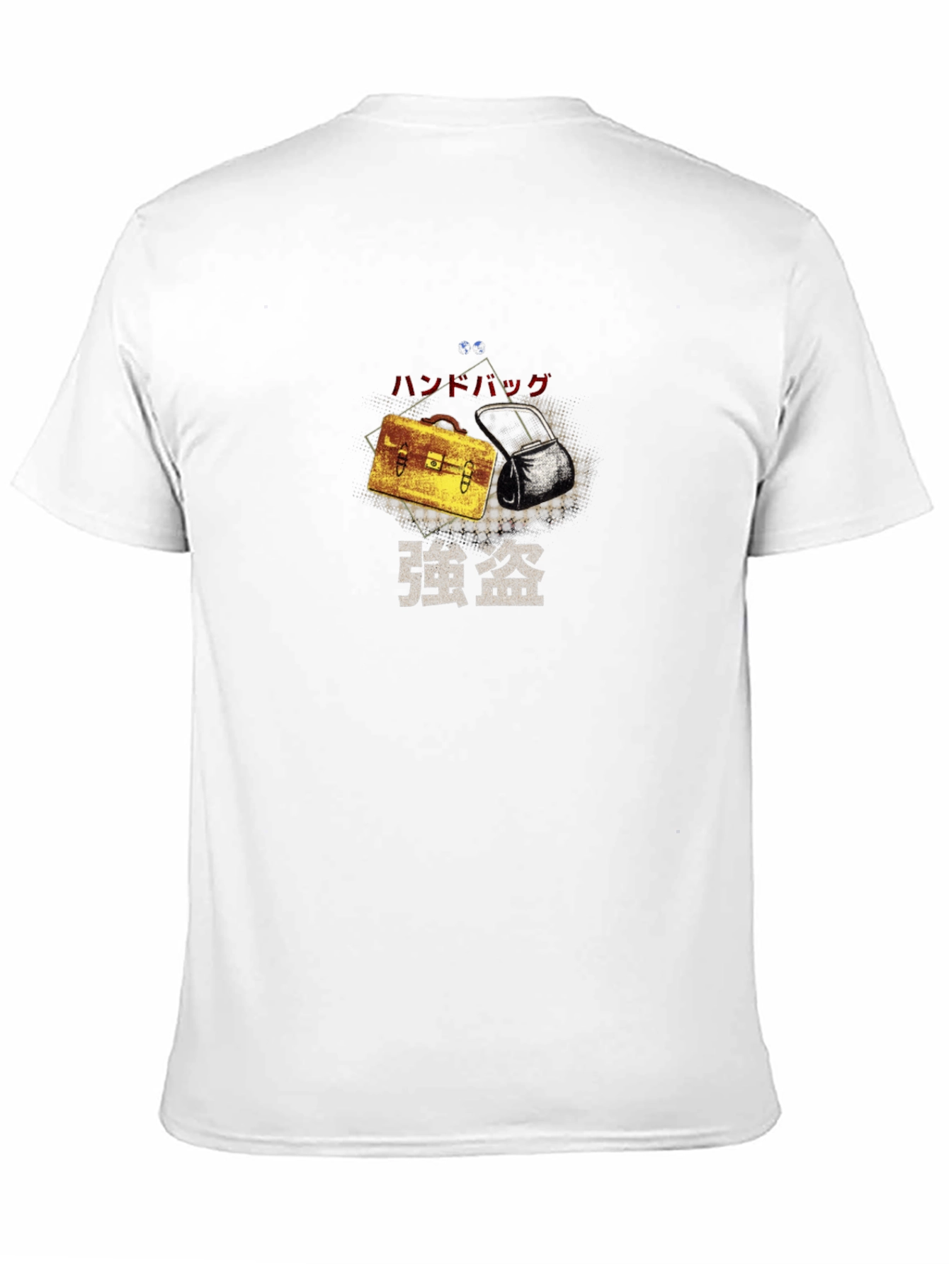 Briefcase Heist Graphic Tee - Stylish Black T-Shirt