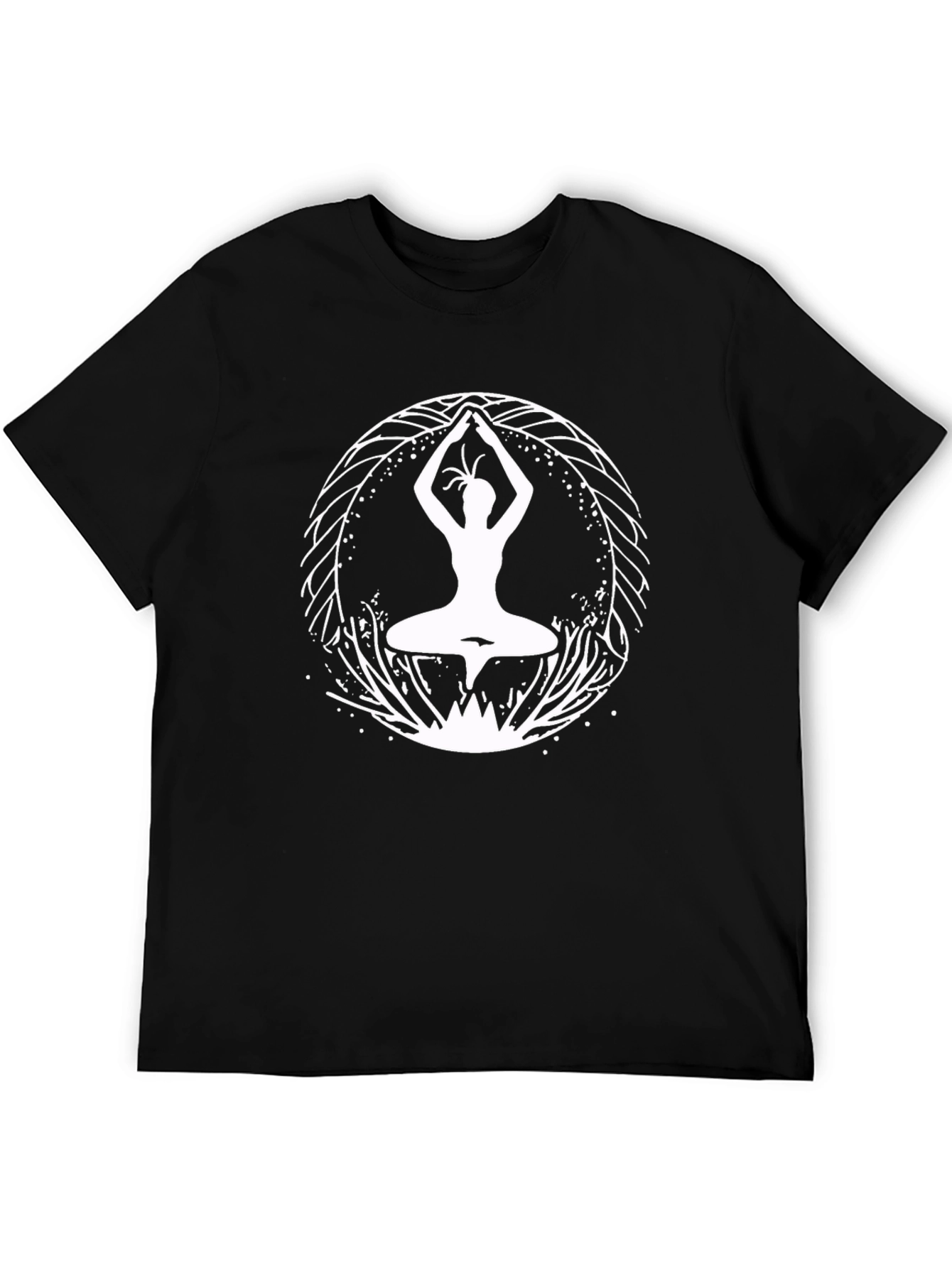 Yoga Pose Graphic T-Shirt - Meditate in Style
