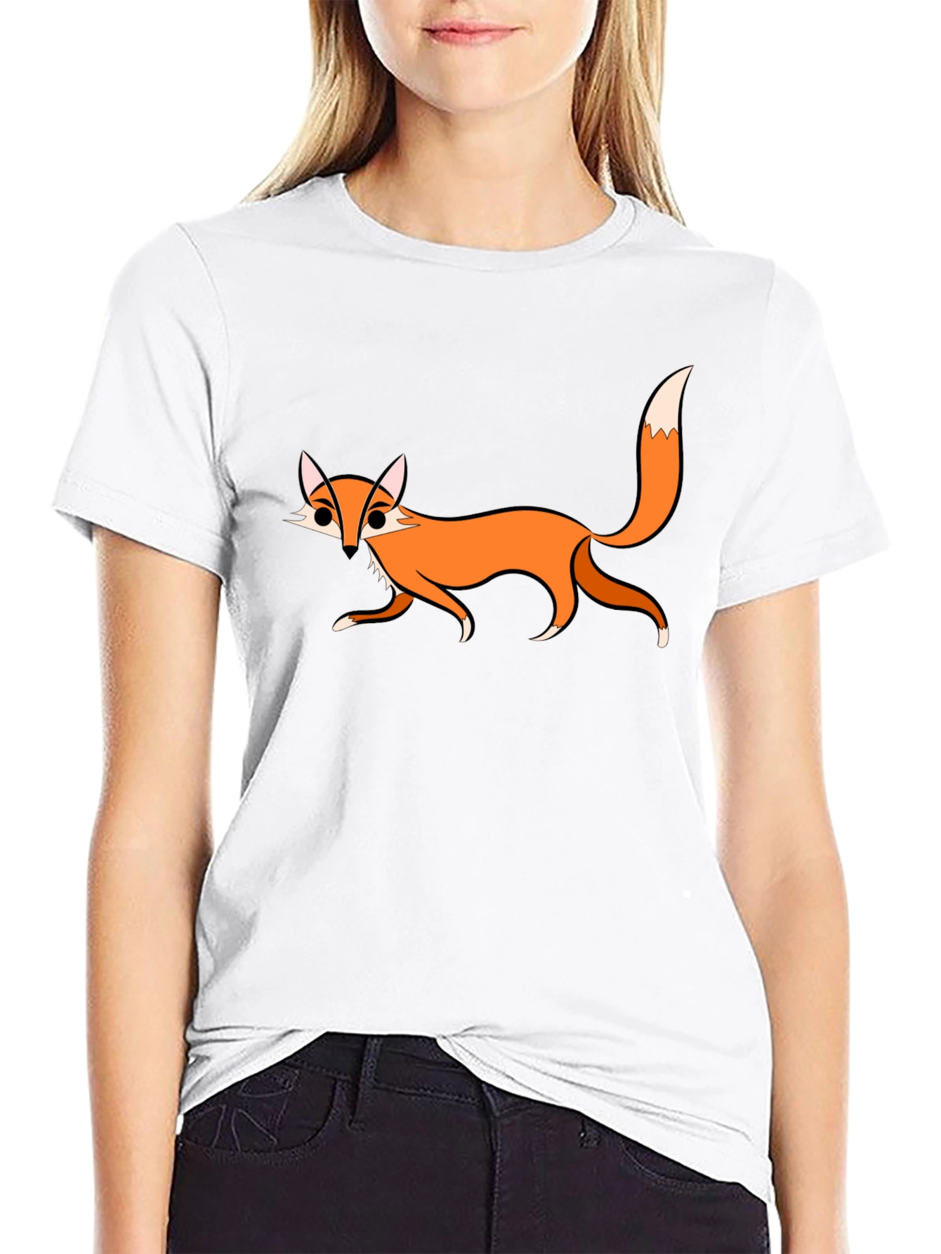 Fox Graphic Black T-Shirt - Casual & Fun!