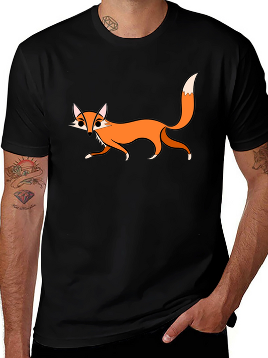 Fox Graphic Black T-Shirt - Casual & Fun!