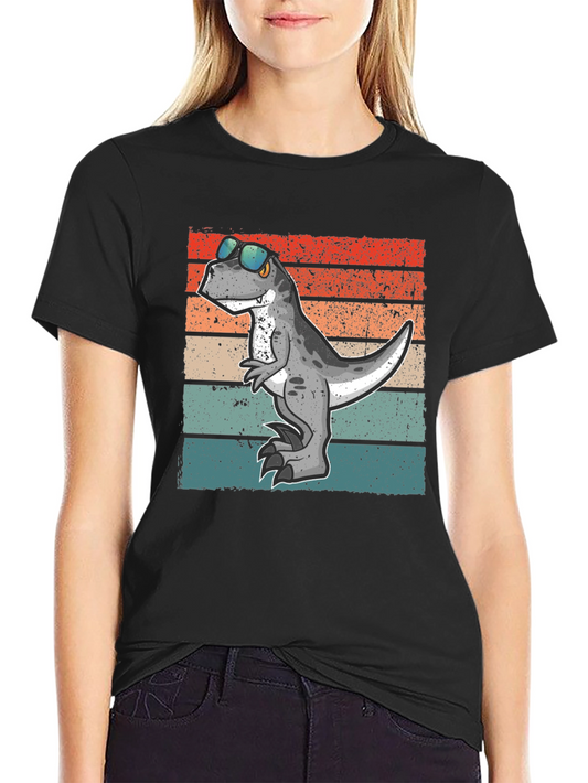 Cool Dino Retro T-Shirt - Vintage Style