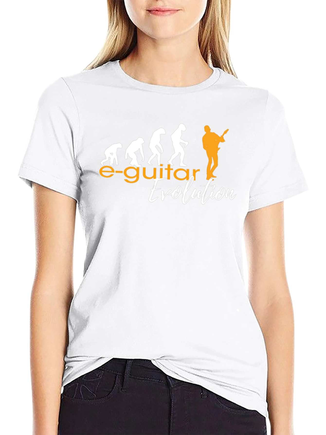 Electric Guitar Evolution Graphic T-Shirt