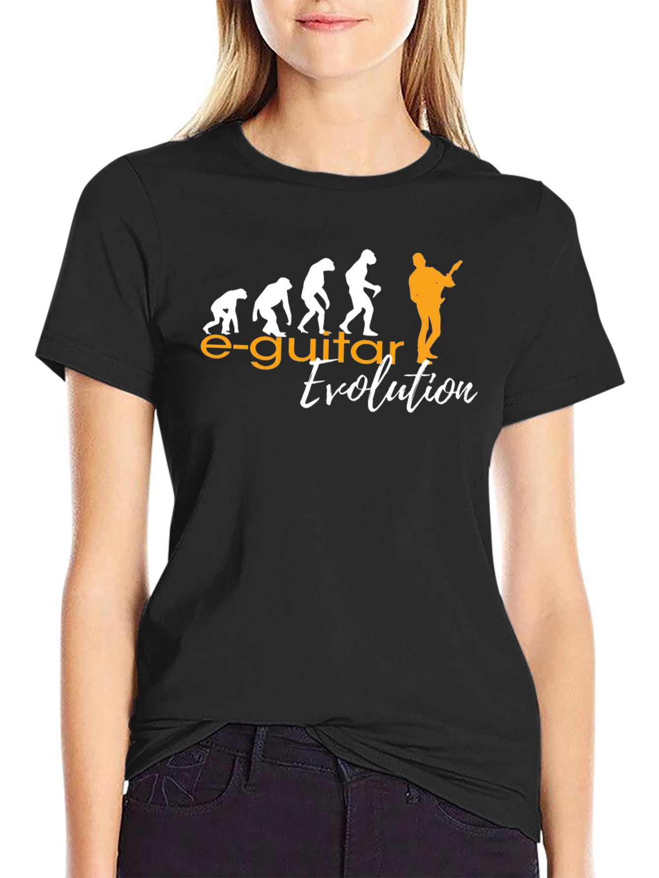 Electric Guitar Evolution Graphic T-Shirt