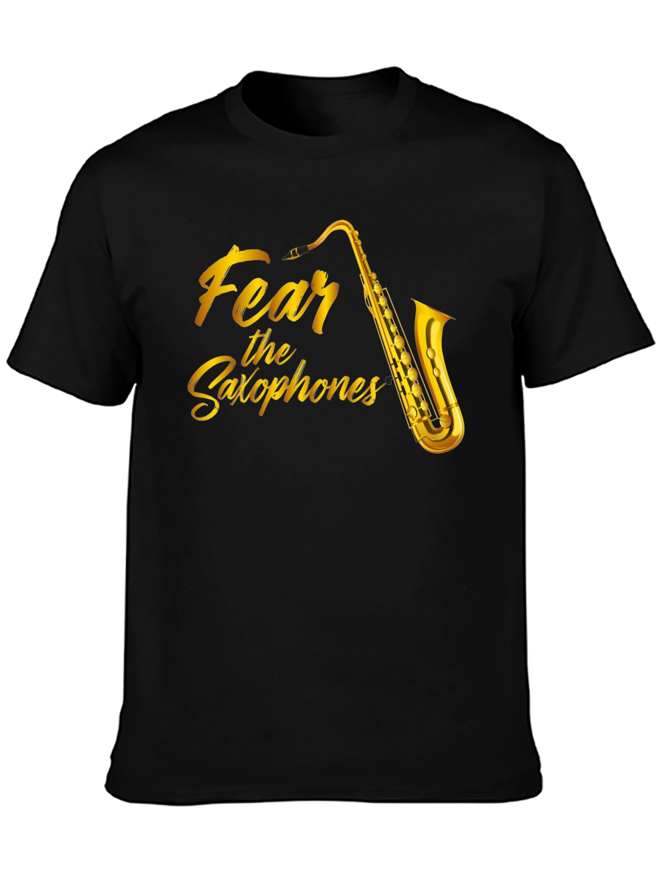Fear the Saxophones Graphic T-Shirt