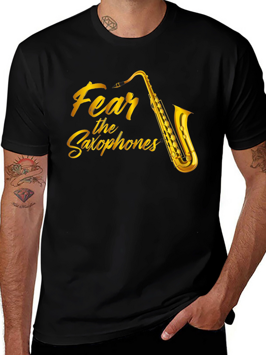 Fear the Saxophones Graphic T-Shirt