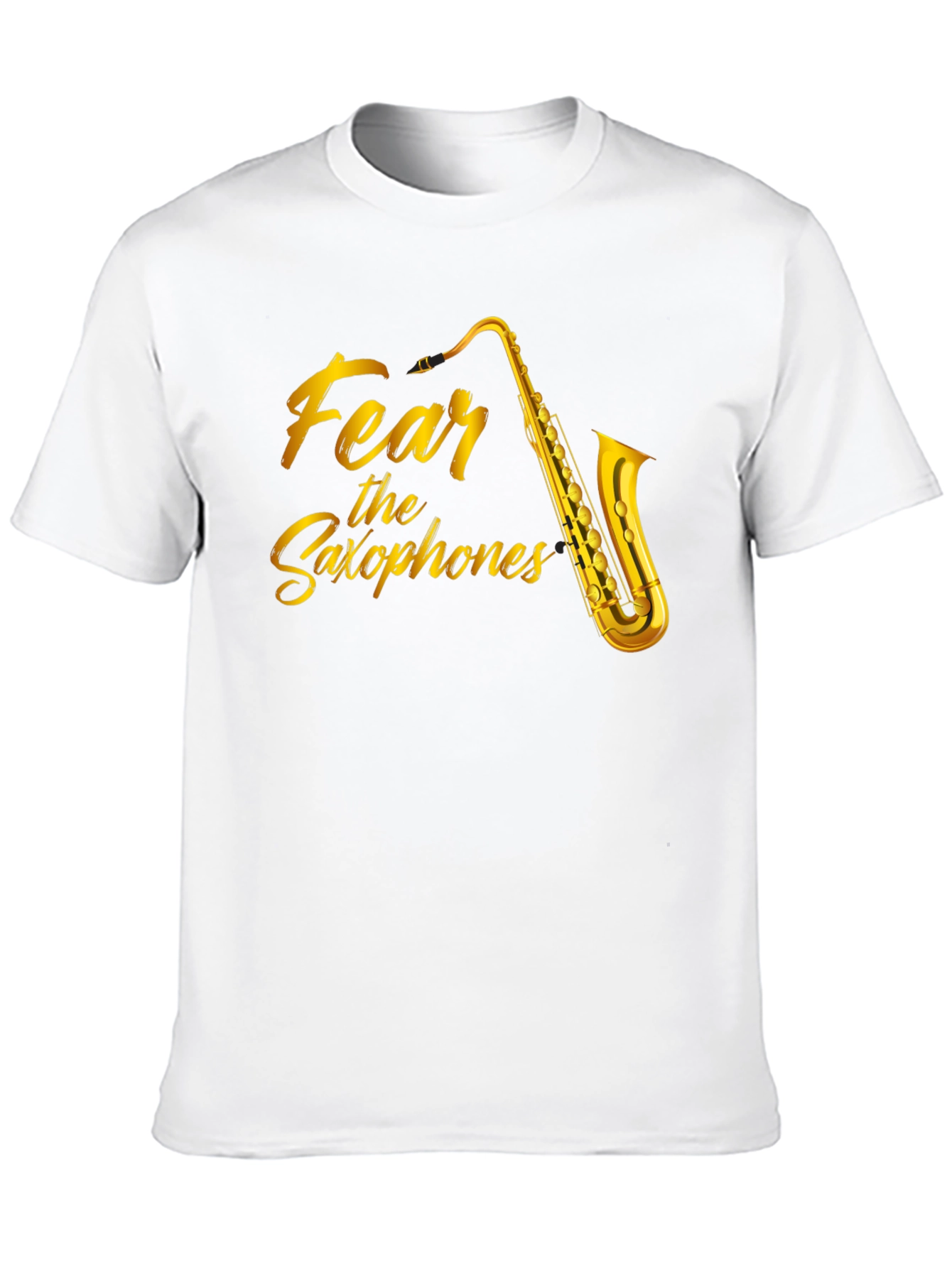 Fear the Saxophones Graphic T-Shirt