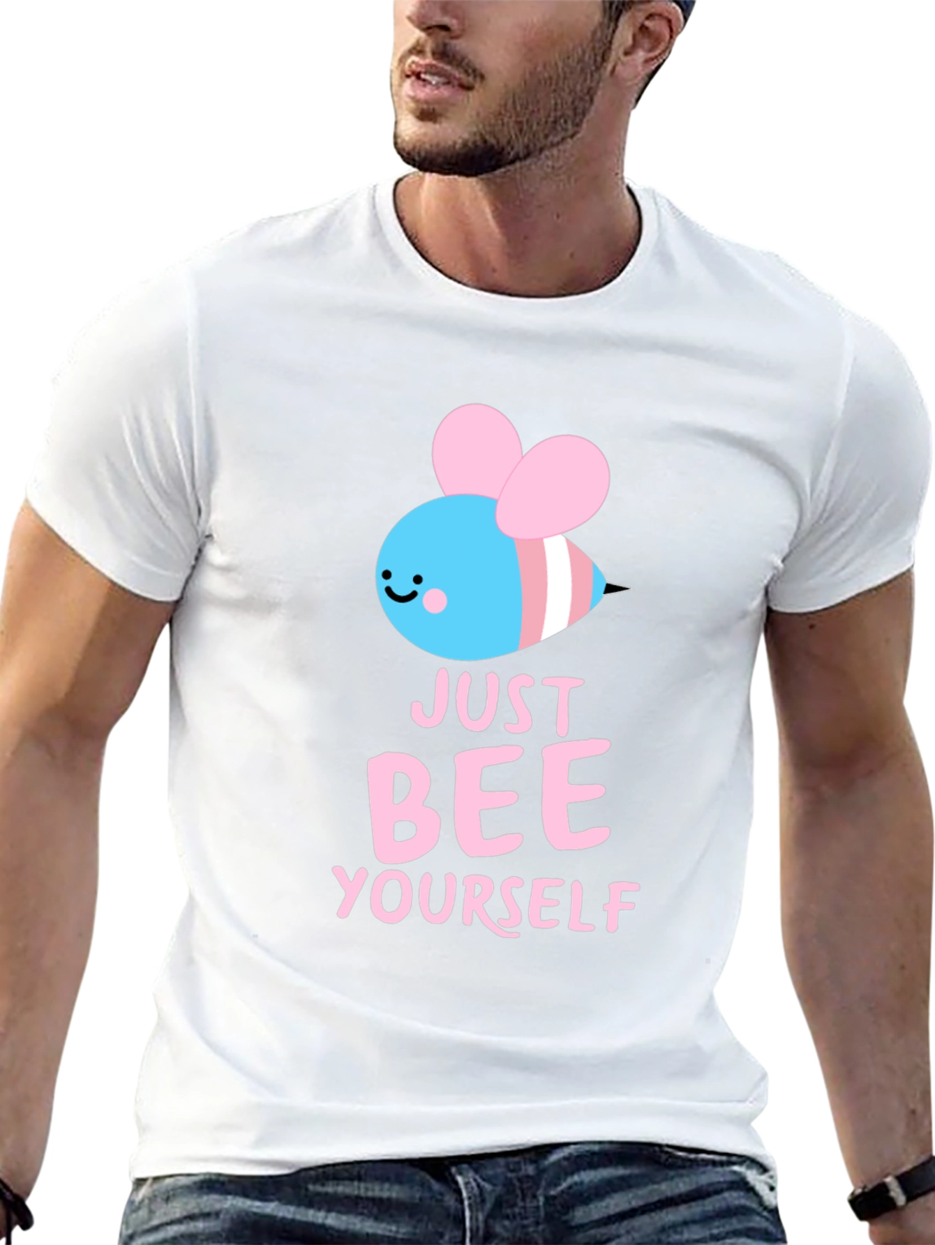 Just Bee Yourself Transgender Pride T-Shirt