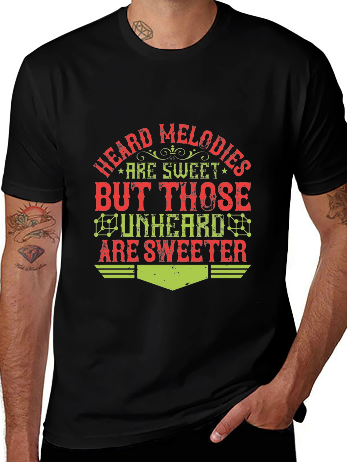 Heard Melodies T-Shirt - Sweet Unheard Design