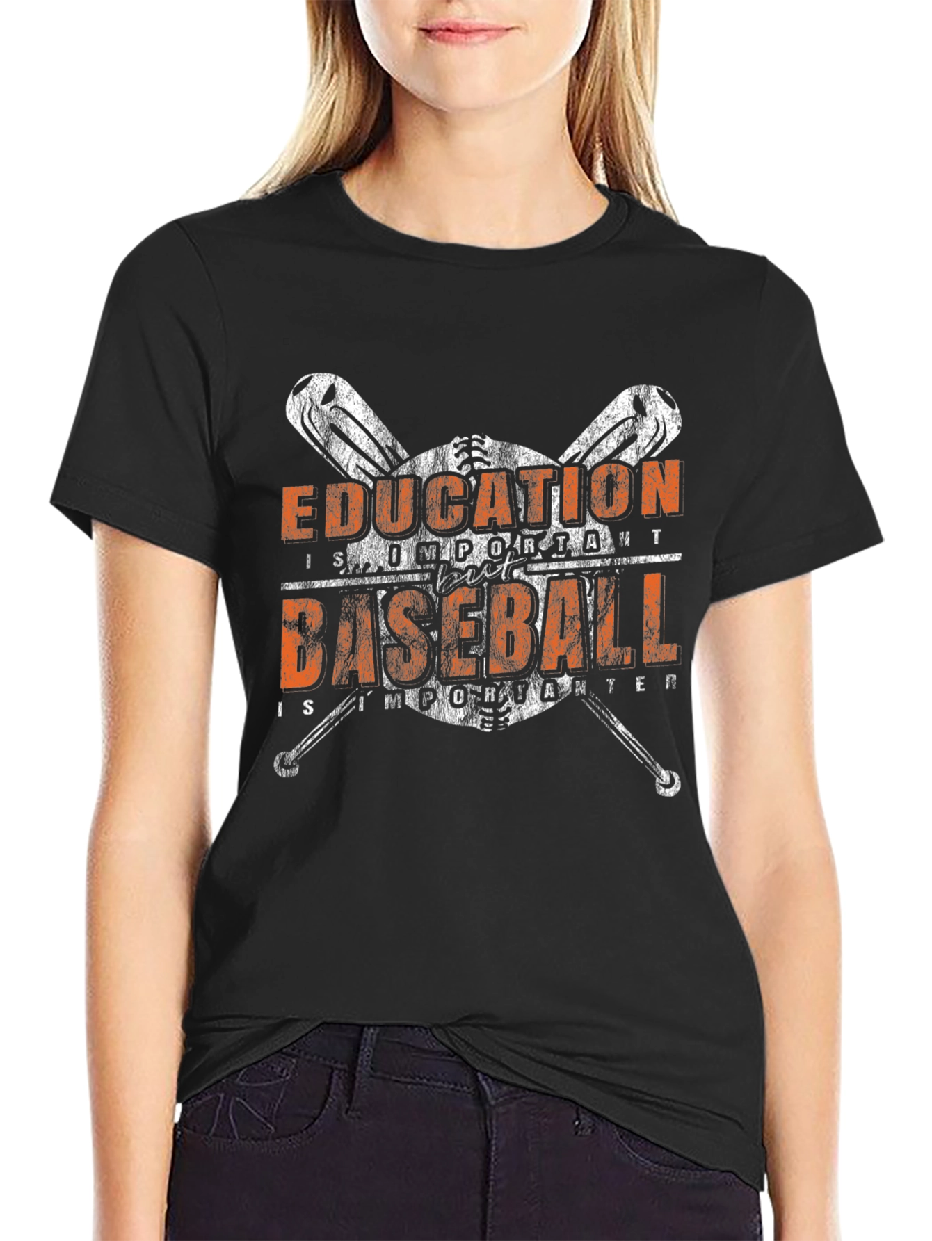 Education Important Baseball More Important T-Shirt